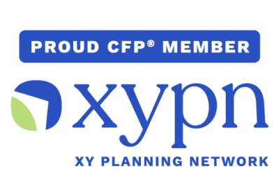I am a proud member of XY Planning Network! Advisors displaying this badge have been accepted into XY Planning Network by vowing to adhere to strict fiduciary standards, and carry the CFP® designation. XY Planning Network is the leading financial planning platform for fee-for-service financial advisors who want to serve their Gen X and Gen Y peers by providing comprehensive financial planning services without product sales or asset minimums.